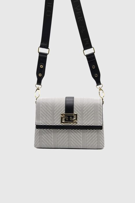 НОВО! ЛИКВИДАЦИЯ! Дамска чанта „Фиона“ в черно и бяло