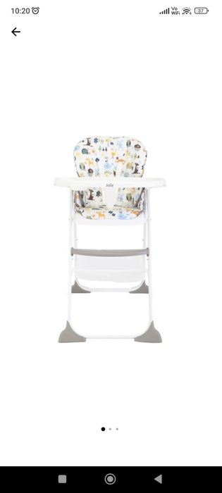 Scaun de masa Joie Mimzy Snacker Alphabet, Multicolor