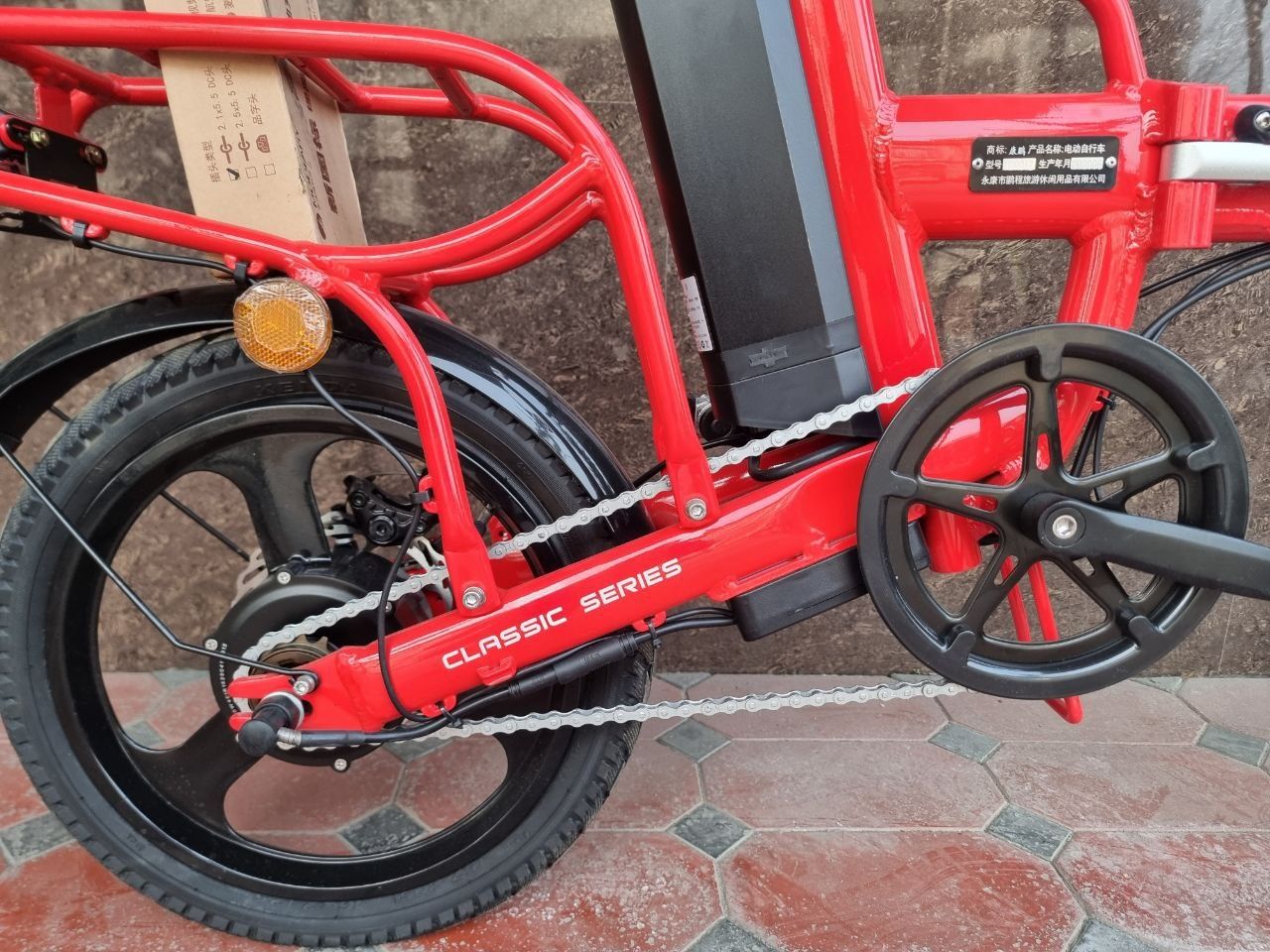 Электровелосипед размер 16