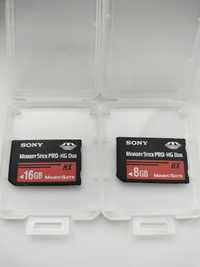 Card Sony Memory stick pro duo 16gb Psp sau foto