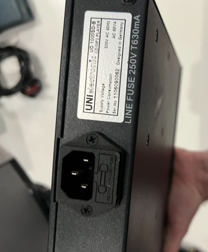 Player Audio, CD, USB, SD card