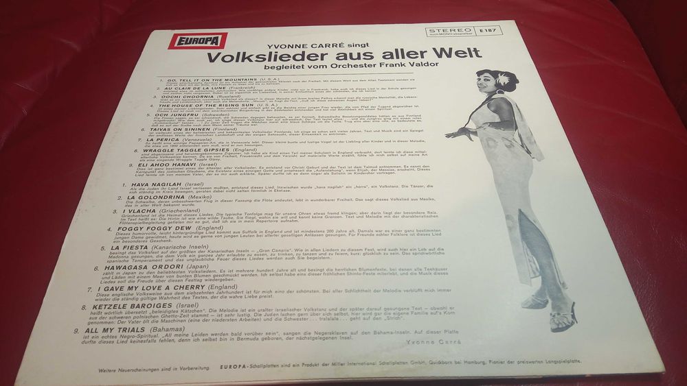 Дългосвирещи плочи Jim Reever – двоен, сборен двоен, Yvonne Carre