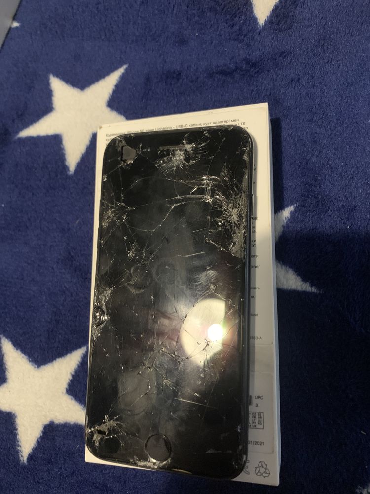 iPhone SE2 spart fata spate . Va rog citiți descrierea !
