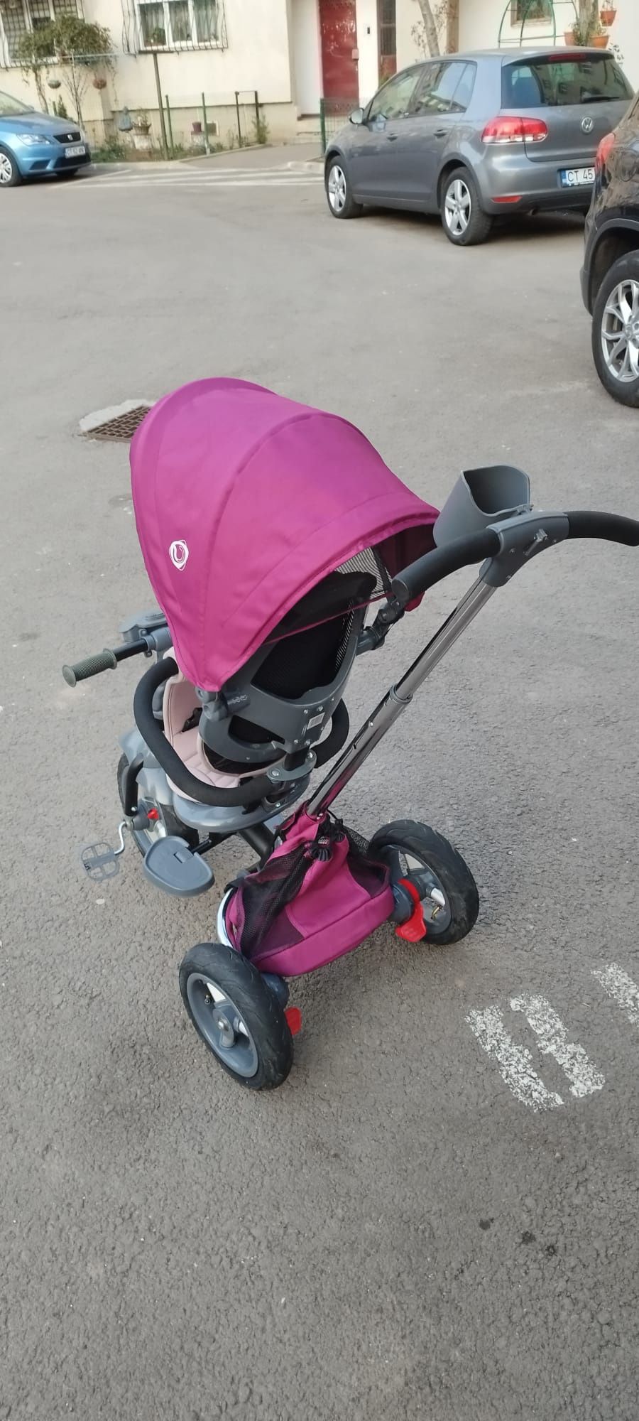 Tricicleta multifunctionala 4 in 1 cu sezut reversibil Coccolle Velo