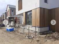 Fatade lemn tei termo tratat aerisite ventilate placare perete