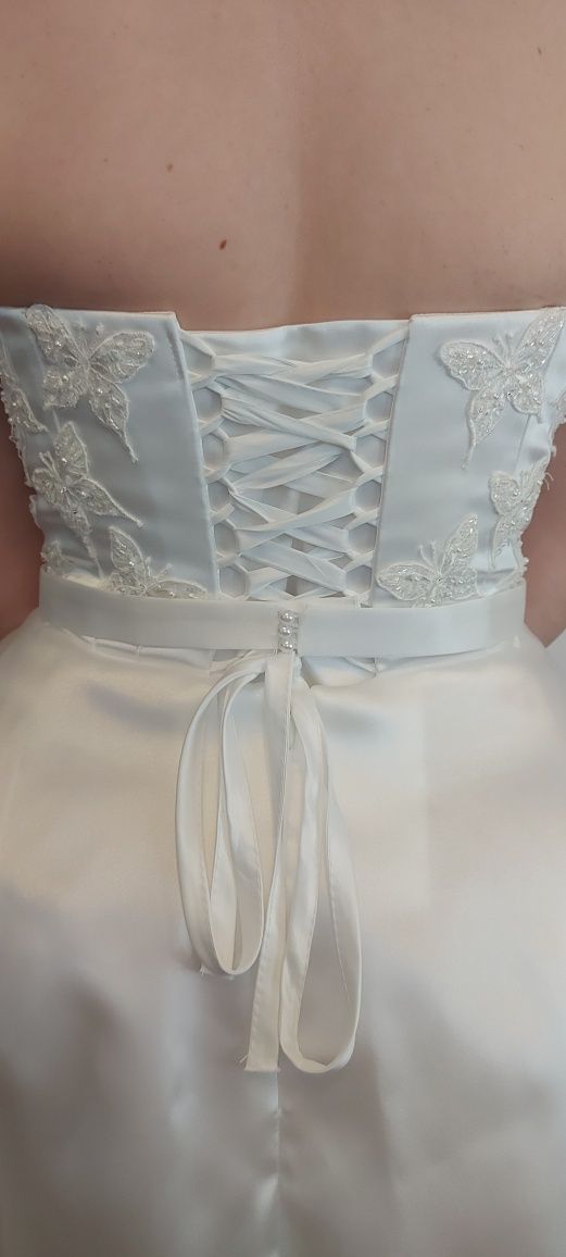 Rochie de mireasă albă lungă oferta preț