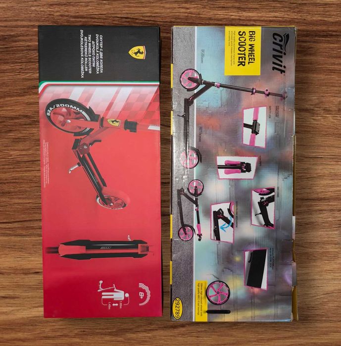 Детски/и за възрастни/ тротинетки Ферари и Кривит