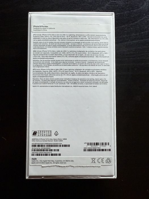 iPhone 14 Pro Max 128GB – Space Black