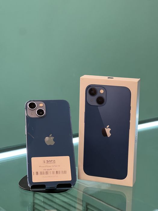 Айфон 13 синий 128гб