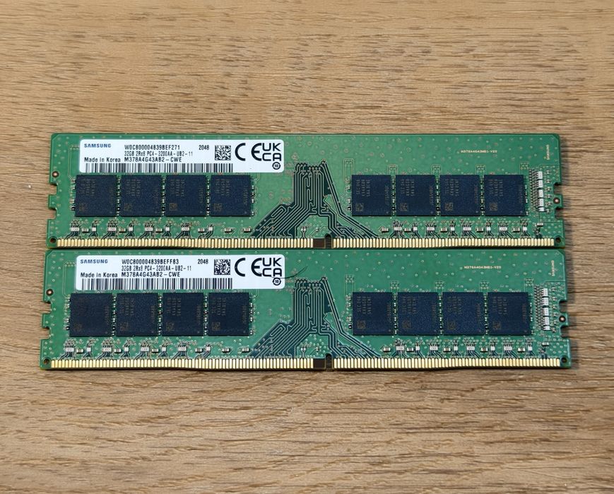 Ram Samsung DDR4 64gb 3200mhz