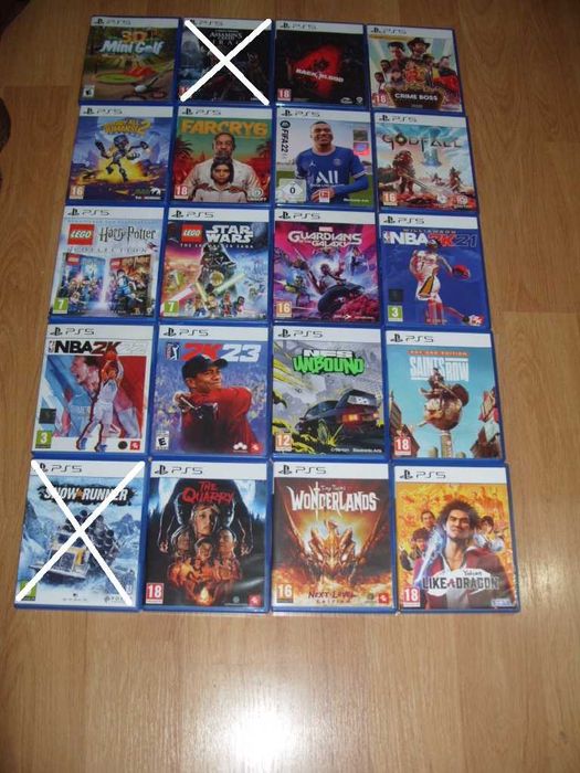 Игри за PlayStation 5, PS5 Част 1 - 30лв за брой