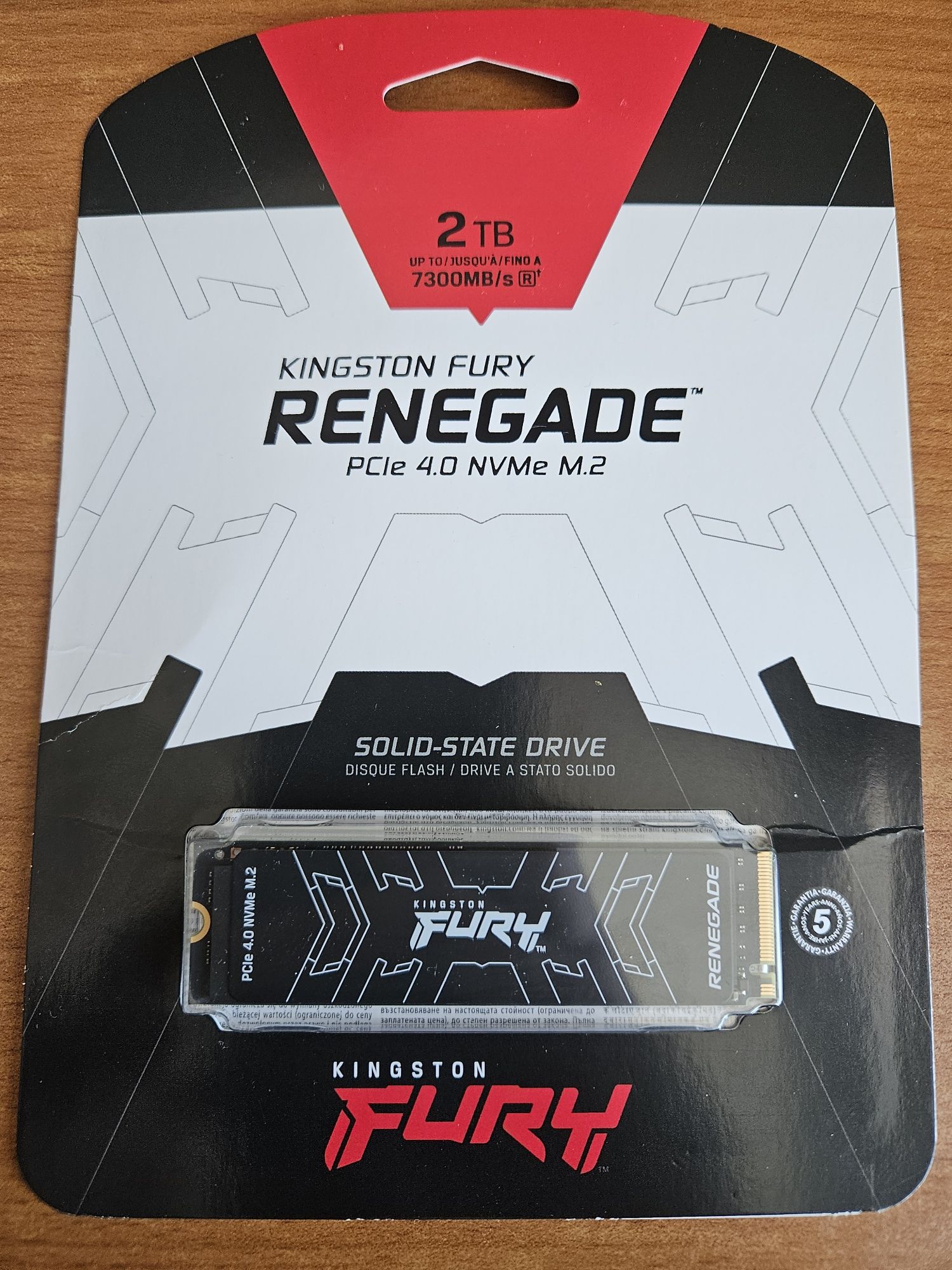 Твердотельный накопитель (SSD) Kingston Fury Renegade 2Tb