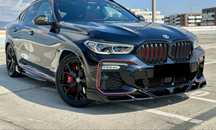 Lip Spoiler Prelungire bara fata + Difuzor Spoiler spate Bmw  X6 G06