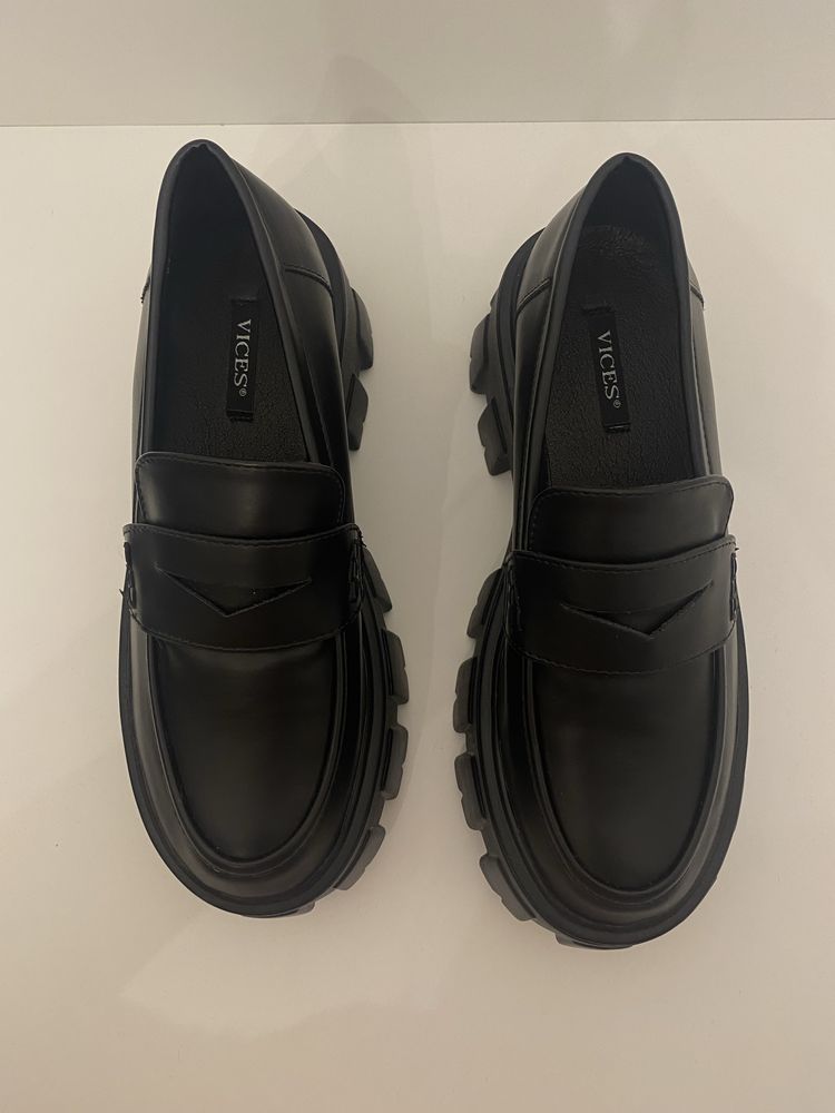 Mocasini negri Born to Be