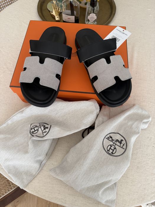 Papuci Hermes Chypre barbatesti originali