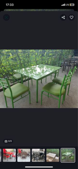stol stul kanplekt