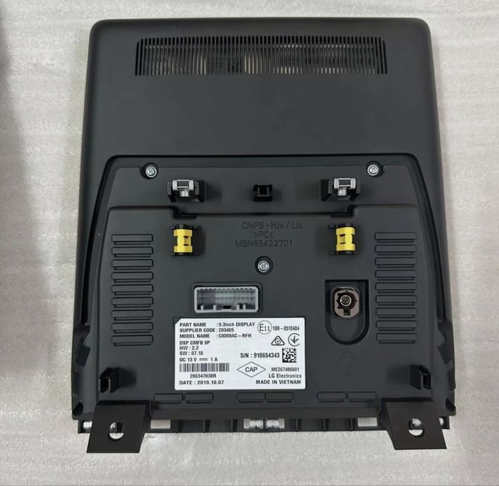 Display navigatie renault captur