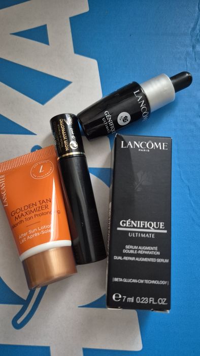 Lancome серум спирала lancaster лосиьон