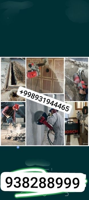 Бетон Кесиш Бетон тешиш бетон бузиш