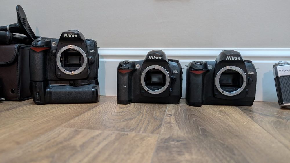 3 фотоаппарата полный комплект