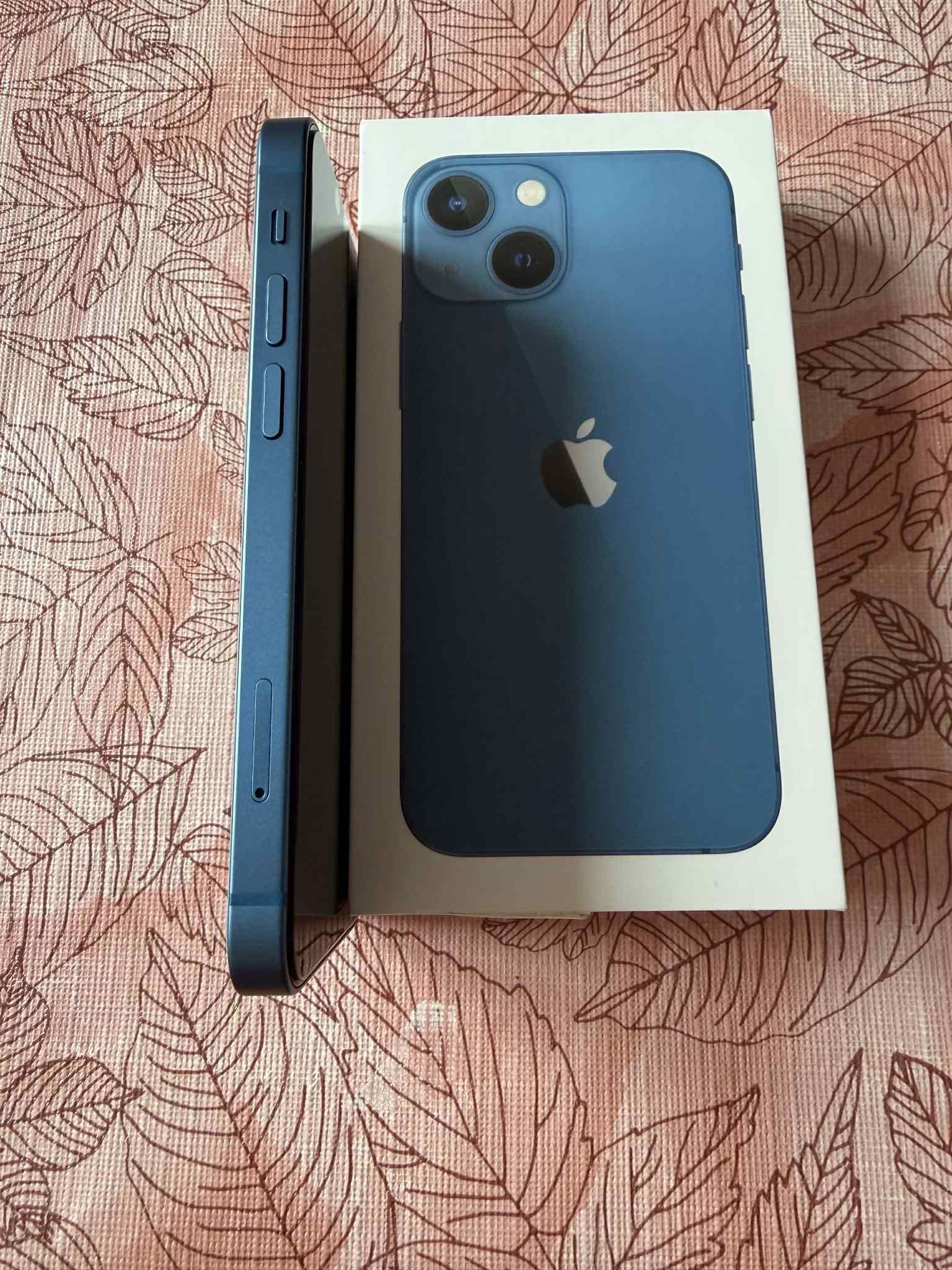 Iphone 13 mini /128gb син . Живот на батерията 86