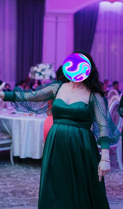 Rochie midi BUDOIR DESIGNERS BUTIQUE, verde turcoaz