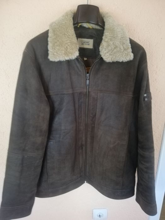Geaca piele bărbati Camel Xl