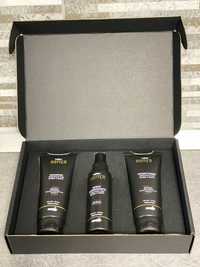 Set pt barba-sampon,balsam,spray