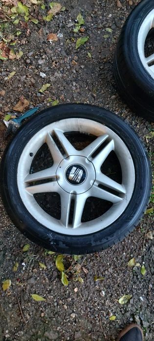 Джанти Seat Starfish 17' 5х100 с летни гуми Dunlop dot 2020