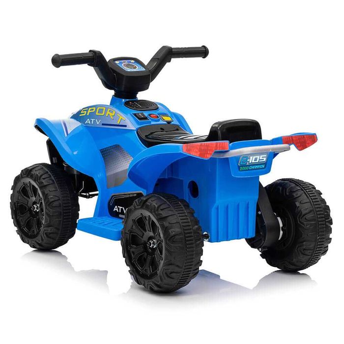ATV electric pentru copii HZB-321, albastru,CADOU:Nr Auto personalizat