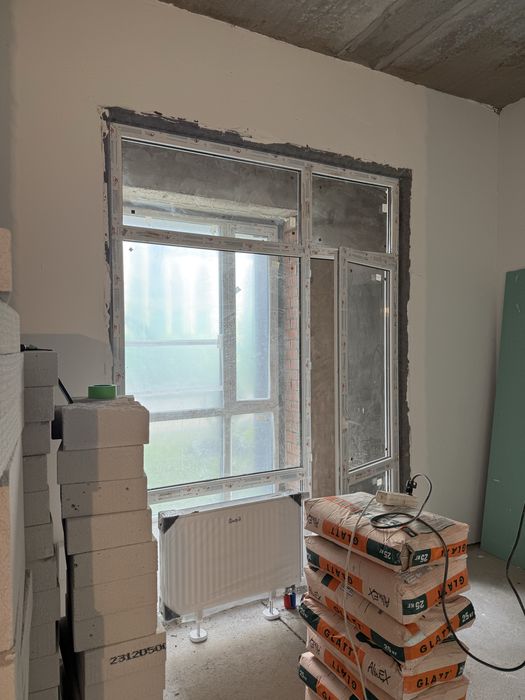 Балконная витражная рама