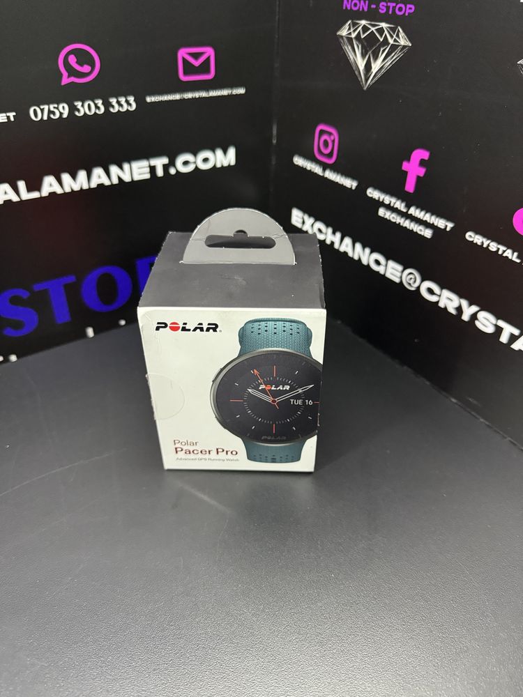 Polar Pacer Pro 45mm Smartwatch cu Pulsometru (Carbon Gray)
