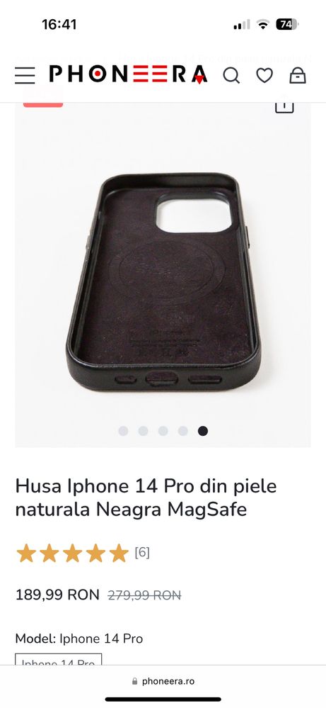 Vand husa originala apple pt iphone 14 pro!