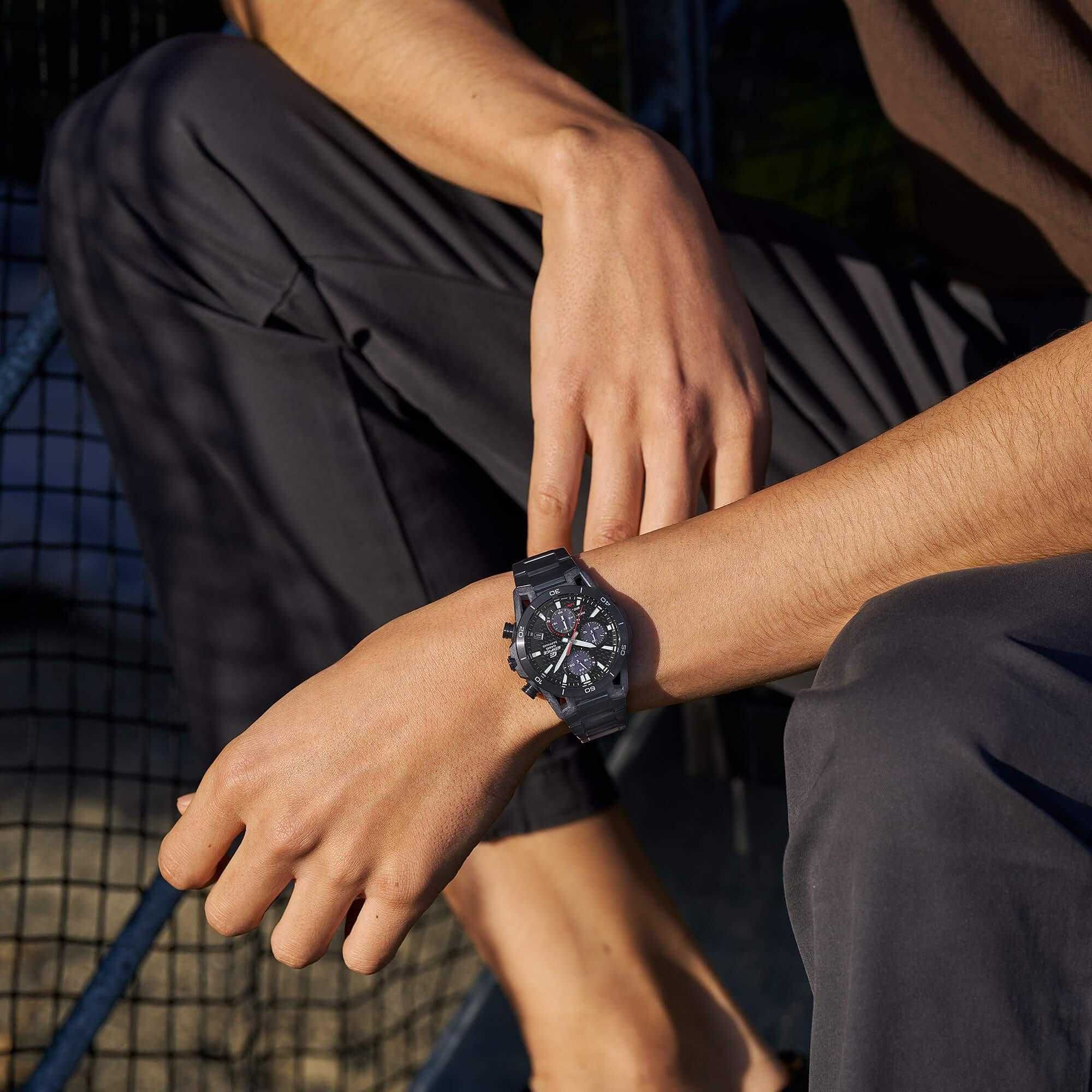Мъжки часовник Casio Edifice Solar Sapphire Chronograph EFS-S640DC-1AV