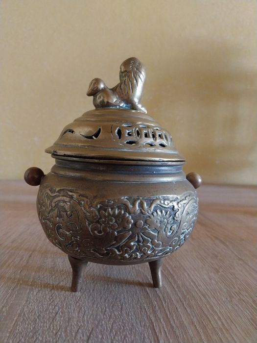 Vas din bronz pt.ars tămâie, feng shui