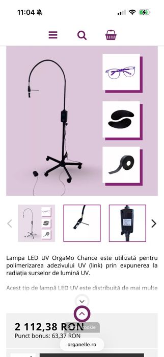 Lampa UV Organelle extensii gene