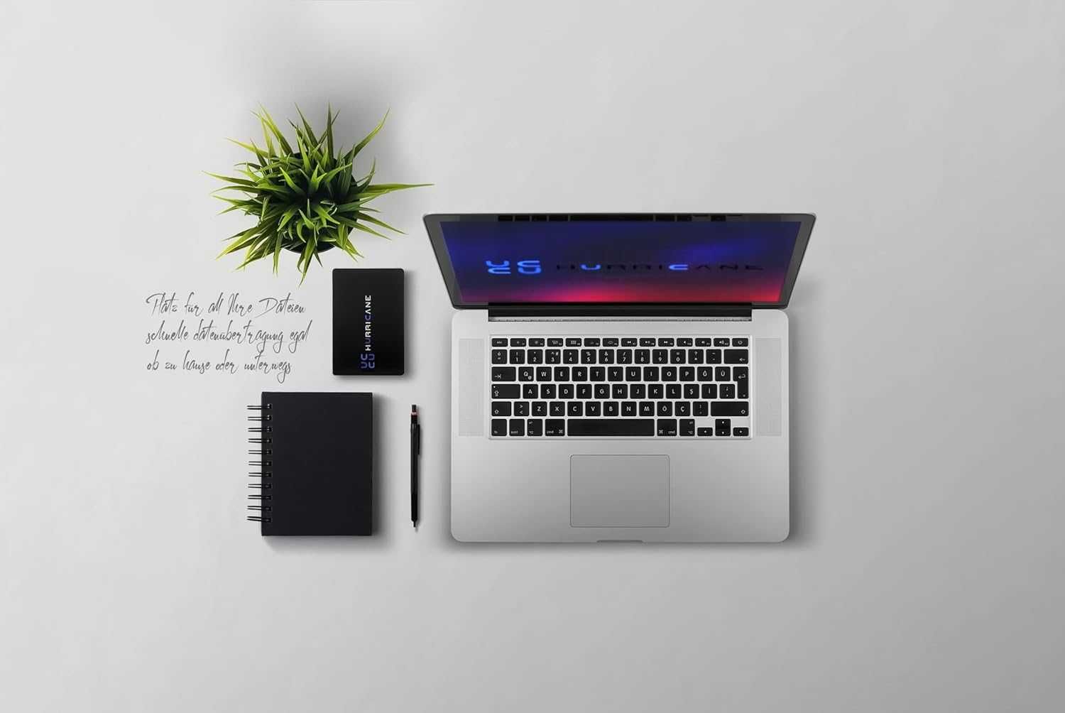Hurricane MD25C3 1TB Външен твърд диск 2.5” USB-C Преносим твърд диск