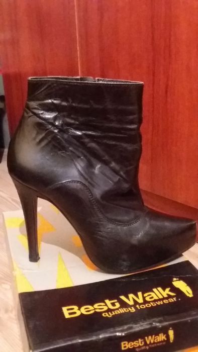 Botine piele, marca BB Up, marime 36