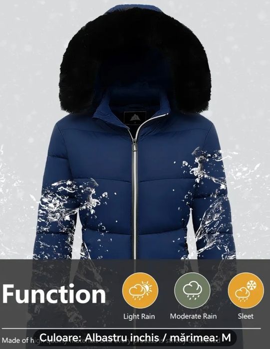 Geaca dama lungă Fashion Outdoor