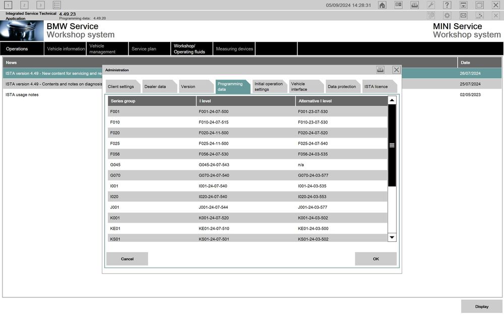 Instalare Ista Diagnoza Originala BMW + psdz ultimele versiuni