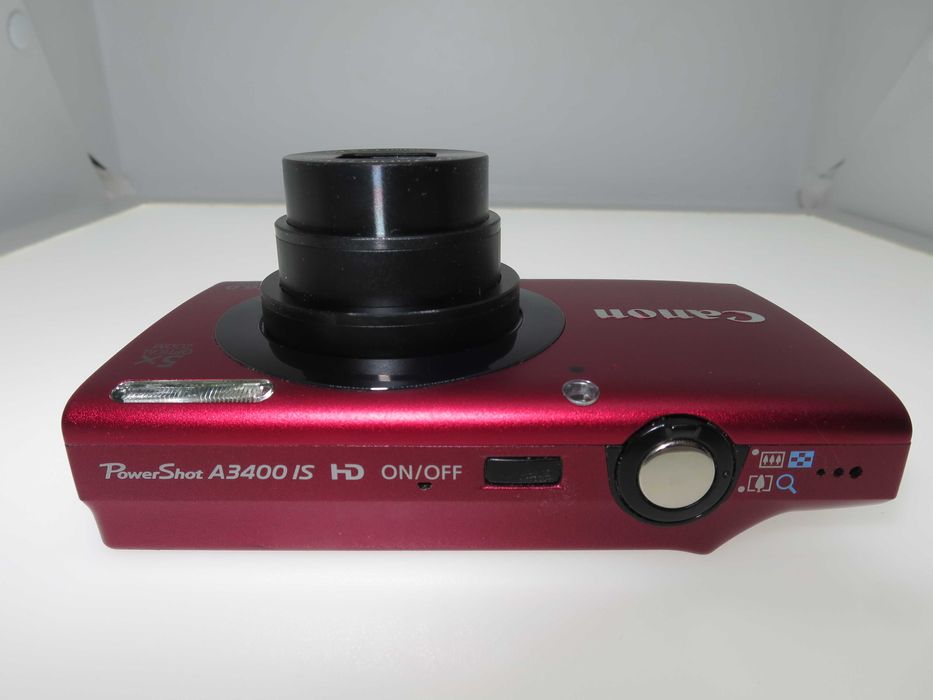 Canon PowerShot A3400 червен компактен цифров фотоапарат камера отличе