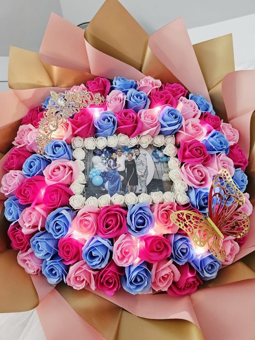 Buchete din trandafiri de sapun