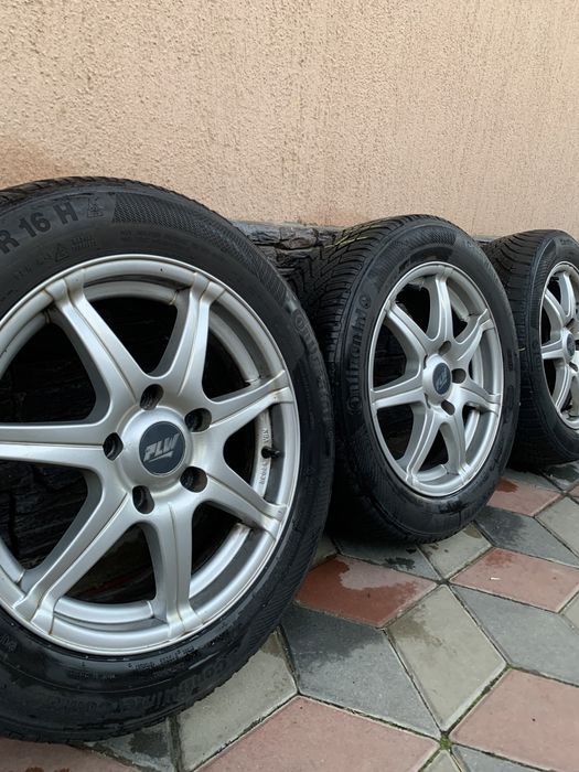 Set Jante Aliaj R16 cu anvelope iarna 205/55 R16