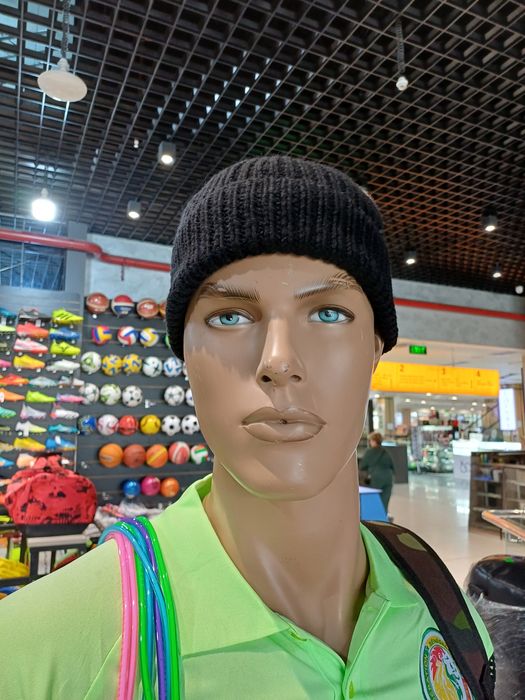 Шапка Бини чёрная классик