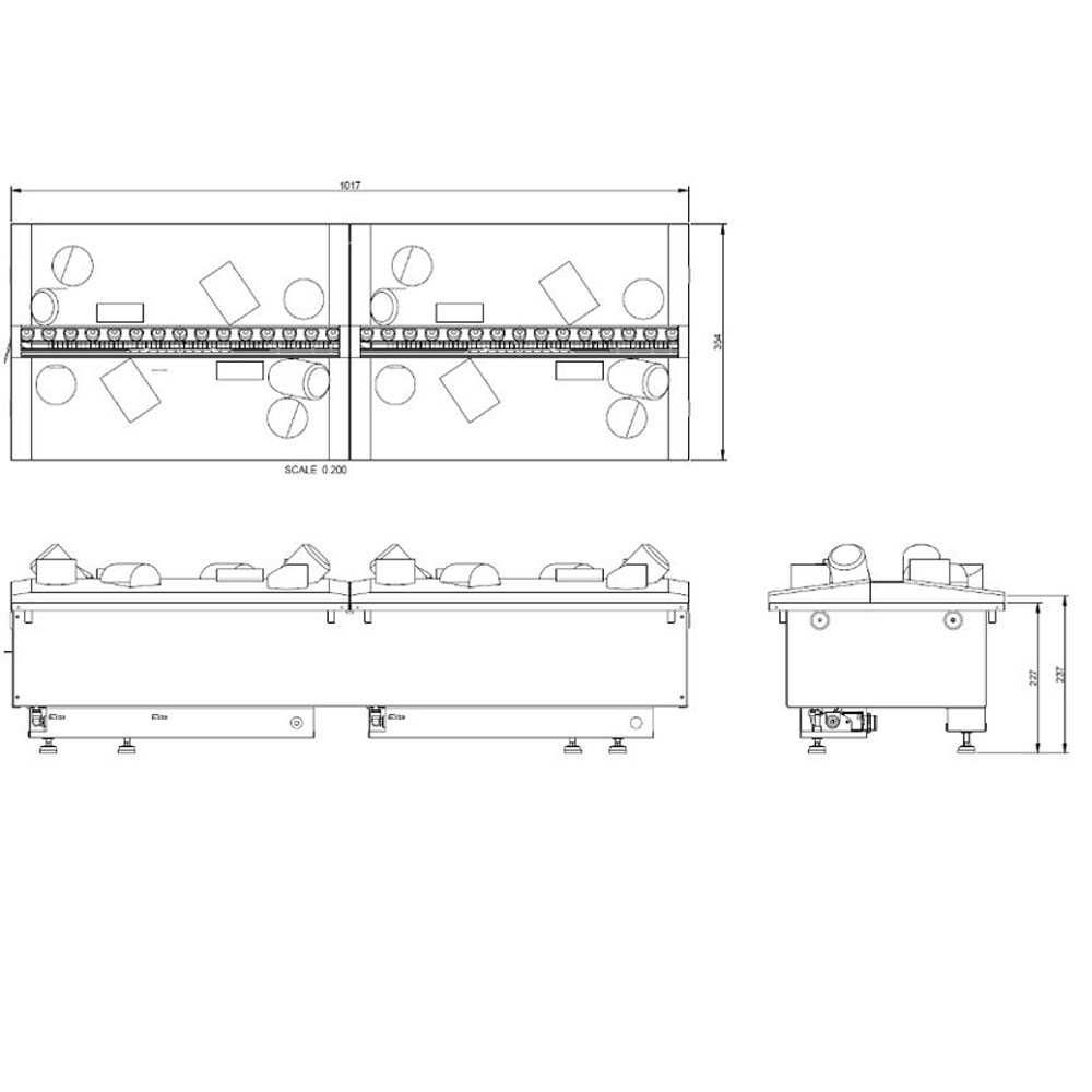 Semineu electric, pe baza de vapori de apa, Electric Insert 1000