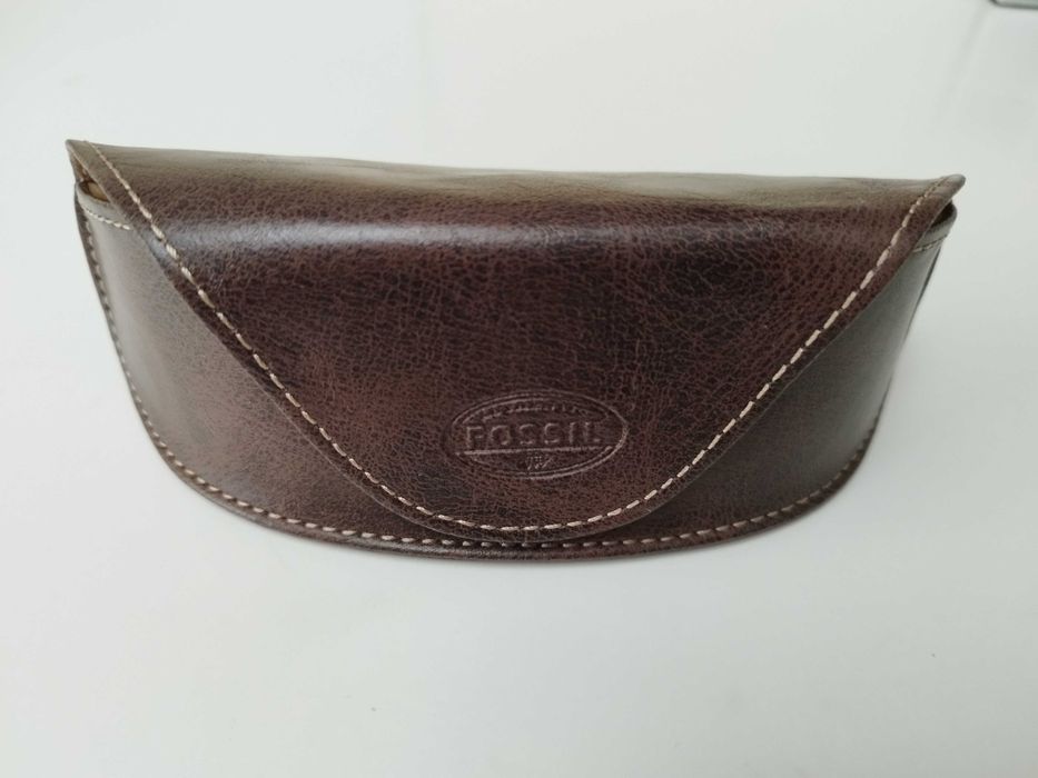 Toc Ochelari Fossil piele maro