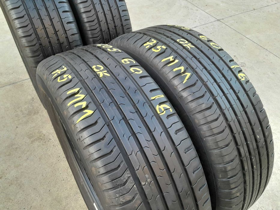 Set 4 anvelope de vara 205 60 16 continental ecocontact 5 cu 7,5 mm