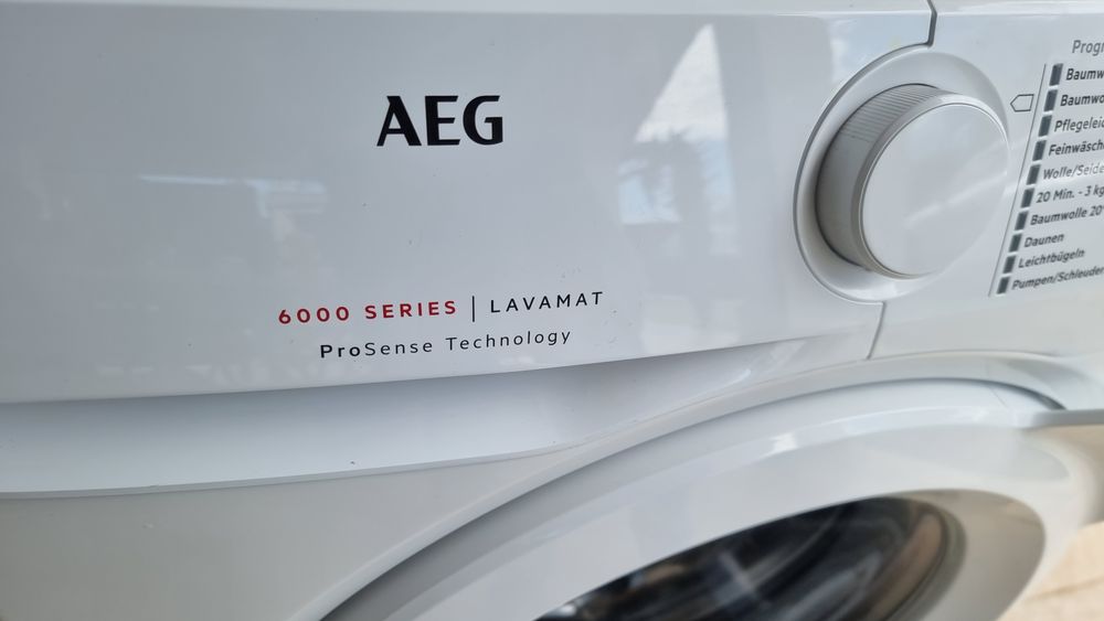 Masina de spalat rufe AEG seria 6000 L6FBA51480, Clasa AProSense, 8 kg