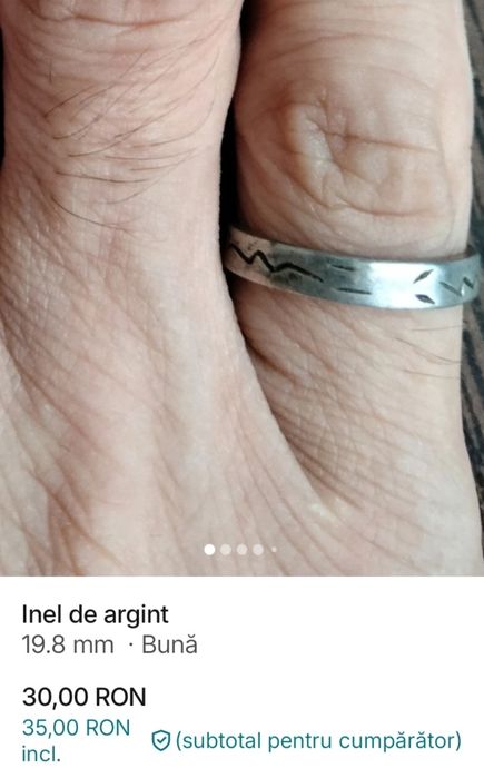 Inel din argint.