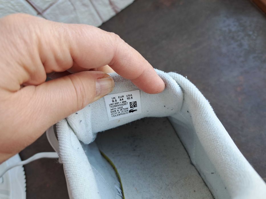 мъжки маратонки, кецове,гуменки,спортни обувки,ном44 Lacoste-лакоста